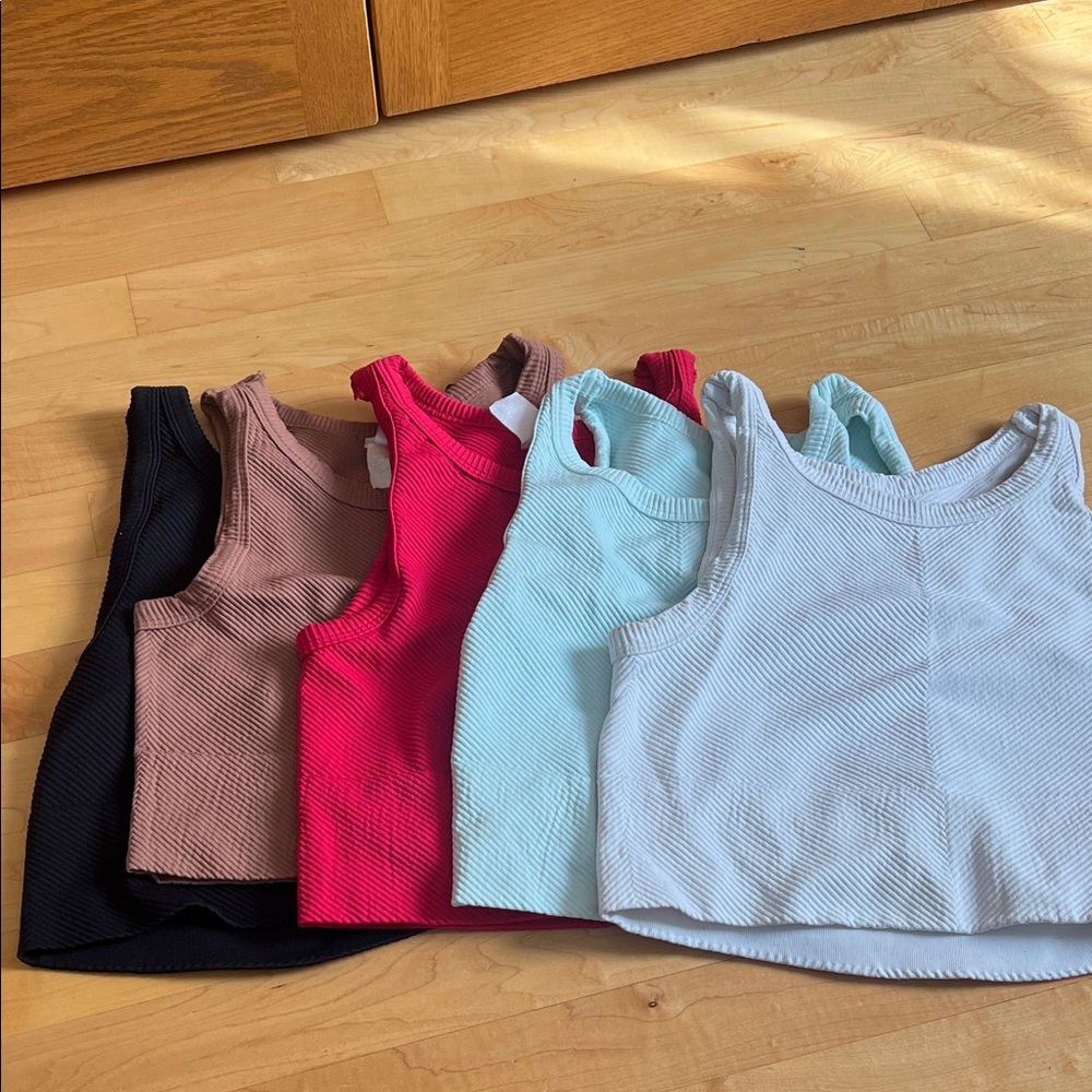 Nikibiki Women's Tank Tops - Black, Brown, Red, Light Blue, White
